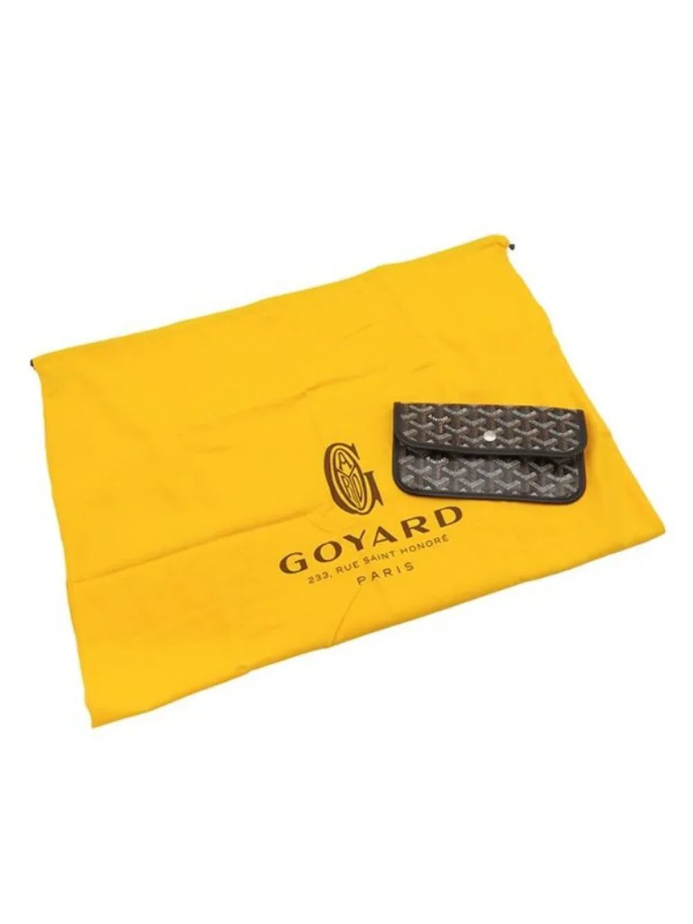 Goyard Tote Saint Louis PM Canvas Din Chevroche Black Reversible Herringbone